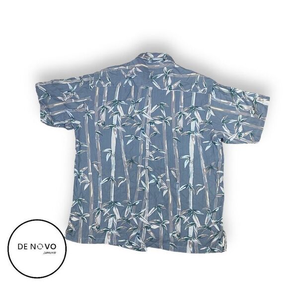 Ono & Company Men’s Bamboo Tree Silk Cotton Blend Button-Up Shirt Size Large - Picture 4 of 6